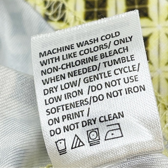 CHASE 54 Men’s Yellow Brown Geometric Print Golf Polo Quick Dry Short Slv Sz XL - Picture 8 of 8